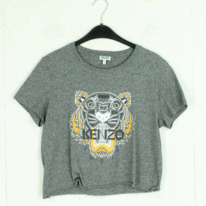 Second Hand KENZO PARIS T-Shirt Gr. L grau-meliert mehrfarbig (*)