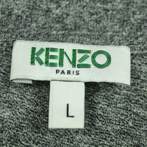 Second Hand KENZO PARIS T-Shirt Gr. L grau meliert mehrfarbig (*)