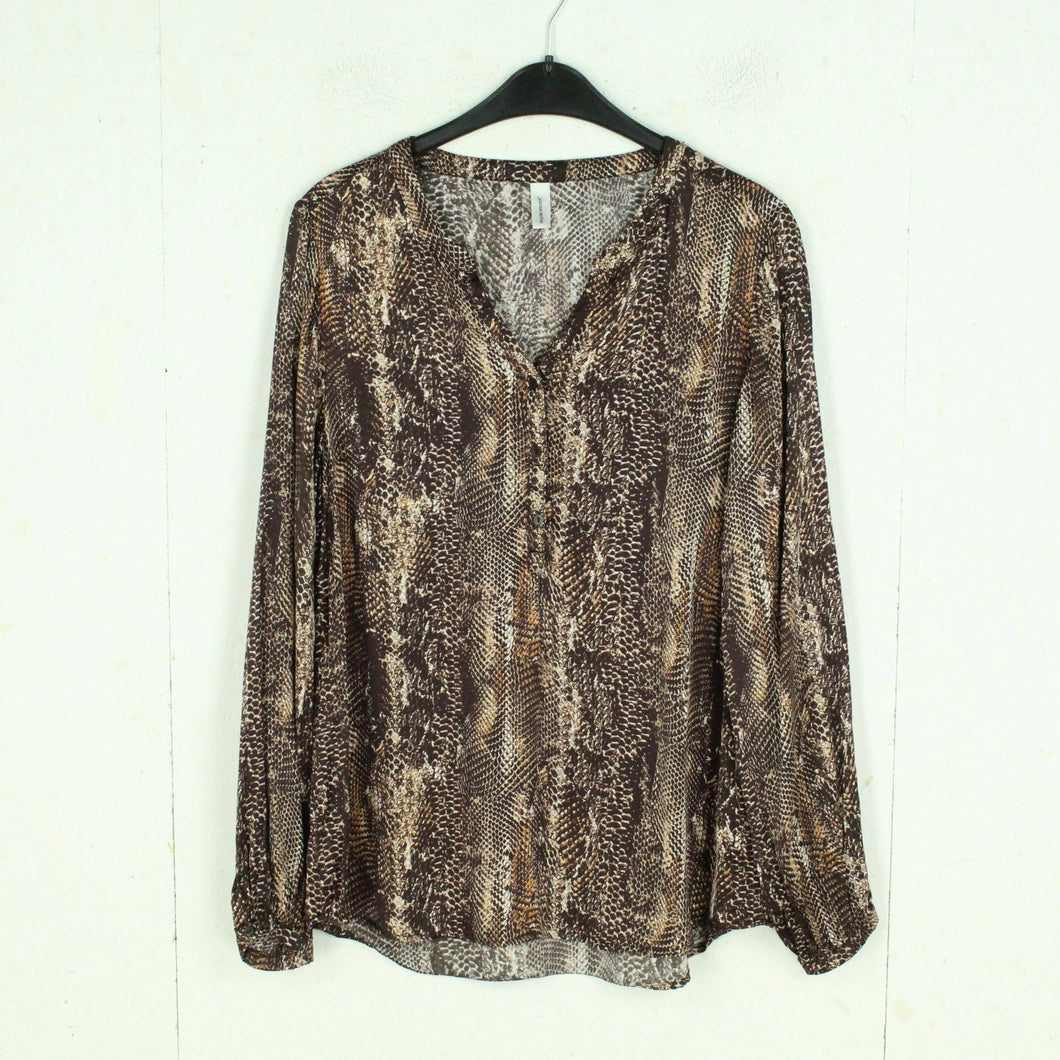 Second Hand SOYACONCEPT Bluse Gr. L braun schlangenmuster (*)