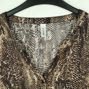 Second Hand SOYACONCEPT Bluse Gr. L braun Schlangenmuster (*)