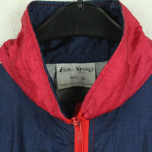 Laden Sie das Bild in den Galerie-Viewer, Vintage Trainingsjacke Gr. XL rot blau Sportswear mit Logo Stitching