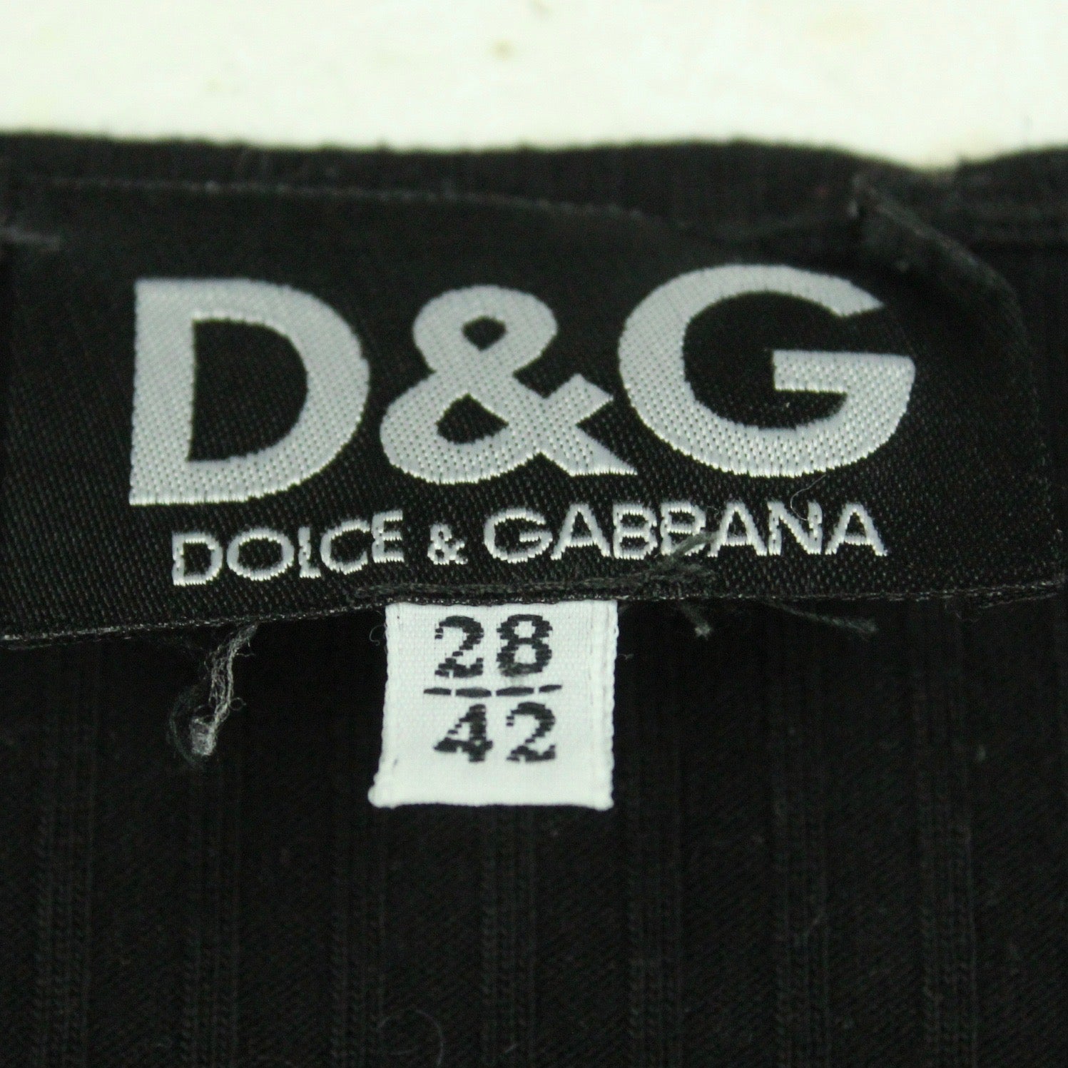 Second Hand DOLCE & GABBANA Longsleeve Gr. it. 42 (dt. 38) schwarz uni (*)