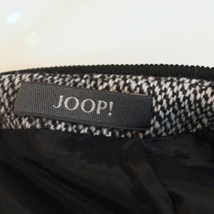 Second Hand JOOP Rock Gr. 38 schwarz weiß meliert Bleistiftrock (*)