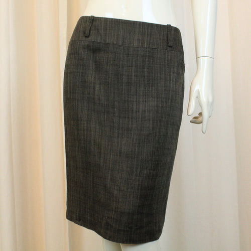Second Hand COMMA Rock Gr. 36 grau meliert Bleistiftrock (*)
