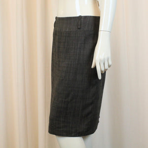 Second Hand COMMA Rock Gr. 36 grau meliert Bleistiftrock (*)