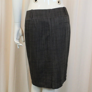 Second Hand COMMA Rock Gr. 36 grau meliert Bleistiftrock (*)