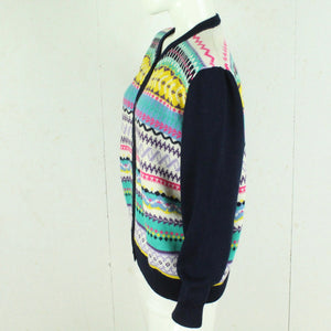 Vintage Cardigan Gr. M bunt gemustert Strickjacke