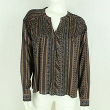Laden Sie das Bild in den Galerie-Viewer, Second Hand CREAM Bluse Gr. 40 mehrfarbig gemustert (*)