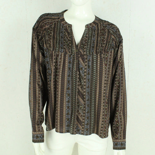 Second Hand CREAM Bluse Gr. 40 mehrfarbig gemustert (*)