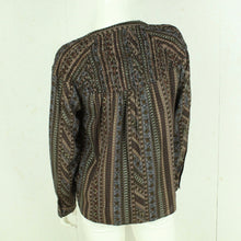 Laden Sie das Bild in den Galerie-Viewer, Second Hand CREAM Bluse Gr. 40 mehrfarbig gemustert (*)