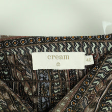 Laden Sie das Bild in den Galerie-Viewer, Second Hand CREAM Bluse Gr. 40 mehrfarbig gemustert (*)