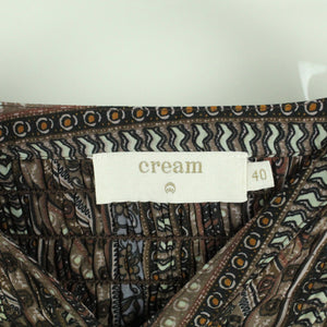 Second Hand CREAM Bluse Gr. 40 mehrfarbig gemustert (*)