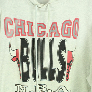 Vintage CHICAGO BULLS NBA Sweatshirt Gr. M grau meliert mit Print