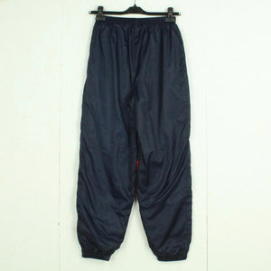 Vintage Trainingshose Gr. M blau, bunte Applikation Track Pants