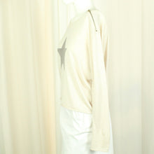 Laden Sie das Bild in den Galerie-Viewer, Second Hand CHOKLATE Pullover mit Wolle Gr. S/M rosa grau gemustert Strick (*)