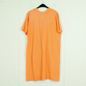 Vintage LOONEY TUNES T-Shirt-Kleid Gr. L orange mit Print "Bugs Bunny"