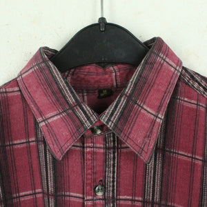 Vintage Cordhemd Gr. M rot gestreift Hemd Cord
