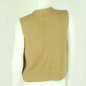 Second Hand TOM TAILOR Pullunder mit Wolle Gr. M camel uni (*)