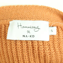 Laden Sie das Bild in den Galerie-Viewer, Second Hand NA-KD Cardigan Gr. S orange uni Strickjacke (*)
