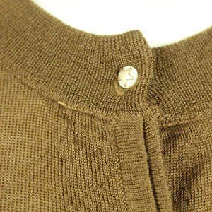 Second Hand STELLA NOVA Cardigan Gr. L braun uni Strickjacke (*)