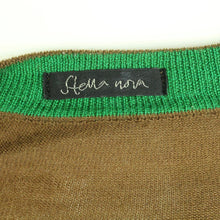 Laden Sie das Bild in den Galerie-Viewer, Second Hand STELLA NOVA Cardigan Gr. L braun uni Strickjacke (*)