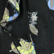 Laden Sie das Bild in den Galerie-Viewer, Second Hand GESTUZ Bluse Gr. 38 schwarz bunt geblümt (*)