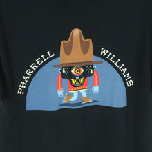 Laden Sie das Bild in den Galerie-Viewer, Vintage PHARRELL WILLIAMS T-Shirt Gr. M schwarz mit Print