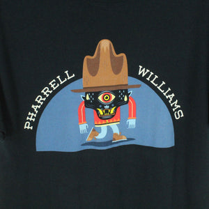 Vintage PHARRELL WILLIAMS T-Shirt Gr. M schwarz mit Print