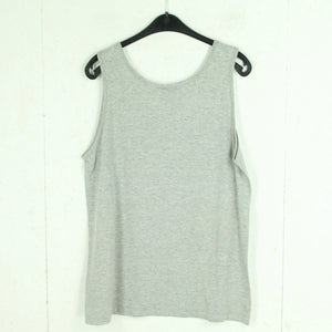 Vintage Tank Top Gr. L grau mit Print 