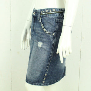 Vintage Y2K Jeansrock Gr. 42 (M) blau Denim Rock