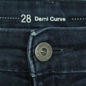 Second Hand LEVIS DEMI CURVE Jeans Gr. 28 blau Mod. Mid Rise (*)