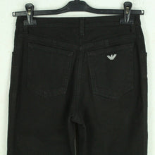 Laden Sie das Bild in den Galerie-Viewer, Second Hand ARMANI VINTAGE Jeans Gr. 30 schwarz (*)