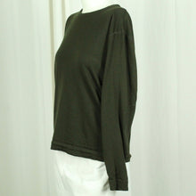 Laden Sie das Bild in den Galerie-Viewer, Second Hand FILIPPA K Sweatshirt Gr. M dunkelgrün (*)