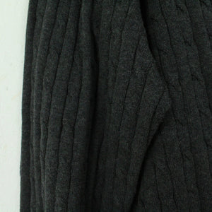 Second Hand SELECTED HOMME Pullover Gr. L grau uni Strick Zopfmuster (*)