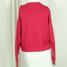 Laden Sie das Bild in den Galerie-Viewer, Second Hand WEEKDAY Sweatshirt Gr. XS pink mit Print (*)