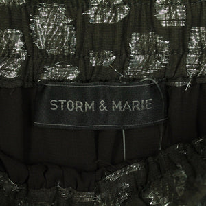 Second Hand STORM & MARIE Rock Gr. 40 greige silber gemustert (*)