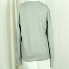 Laden Sie das Bild in den Galerie-Viewer, Second Hand CHAMPION Sweatshirt Gr. M grau uni mit Aufdruck (*)