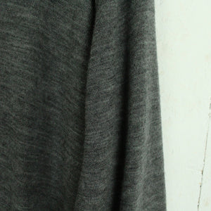 Second Hand SELECTED HOMME Wollpullover Gr. XL grau meliert Strick Wolle Pullover (*)