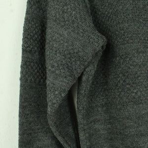 Second Hand MADS NORGAARD Wollstrickjacke Gr. M grau Wolle Strickjacke Cardigan Mod. Wool Klemens Zip (*)