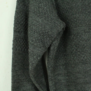 Second Hand MADS NORGAARD Wollstrickjacke Gr. M grau meliert Wolle Strickjacke Cardigan (*)