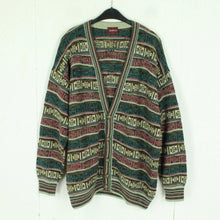 Laden Sie das Bild in den Galerie-Viewer, Second Hand EXAMPLE MISSONI Strickjacke Cardigan mit Wolle Gr. M mehrfarbig gemustert (*)