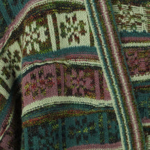 Laden Sie das Bild in den Galerie-Viewer, Second Hand EXAMPLE MISSONI Strickjacke Cardigan mit Wolle Gr. M mehrfarbig gemustert (*)