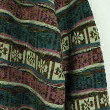 Laden Sie das Bild in den Galerie-Viewer, Second Hand EXAMPLE MISSONI Strickjacke Cardigan mit Wolle Gr. M mehrfarbig gemustert (*)