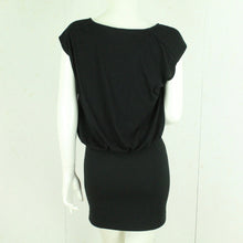 Laden Sie das Bild in den Galerie-Viewer, Second Hand MANGO Minikleid Gr. S schwarz uni (*)