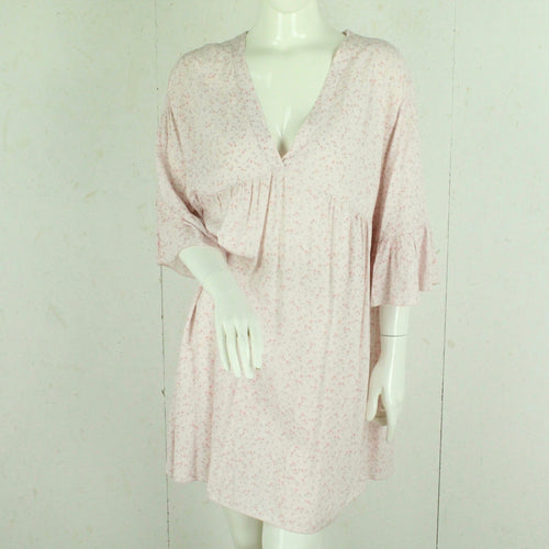 Second Hand TIPPY Kleid Gr. L/XL rosa mehrfarbig geblümt (*)