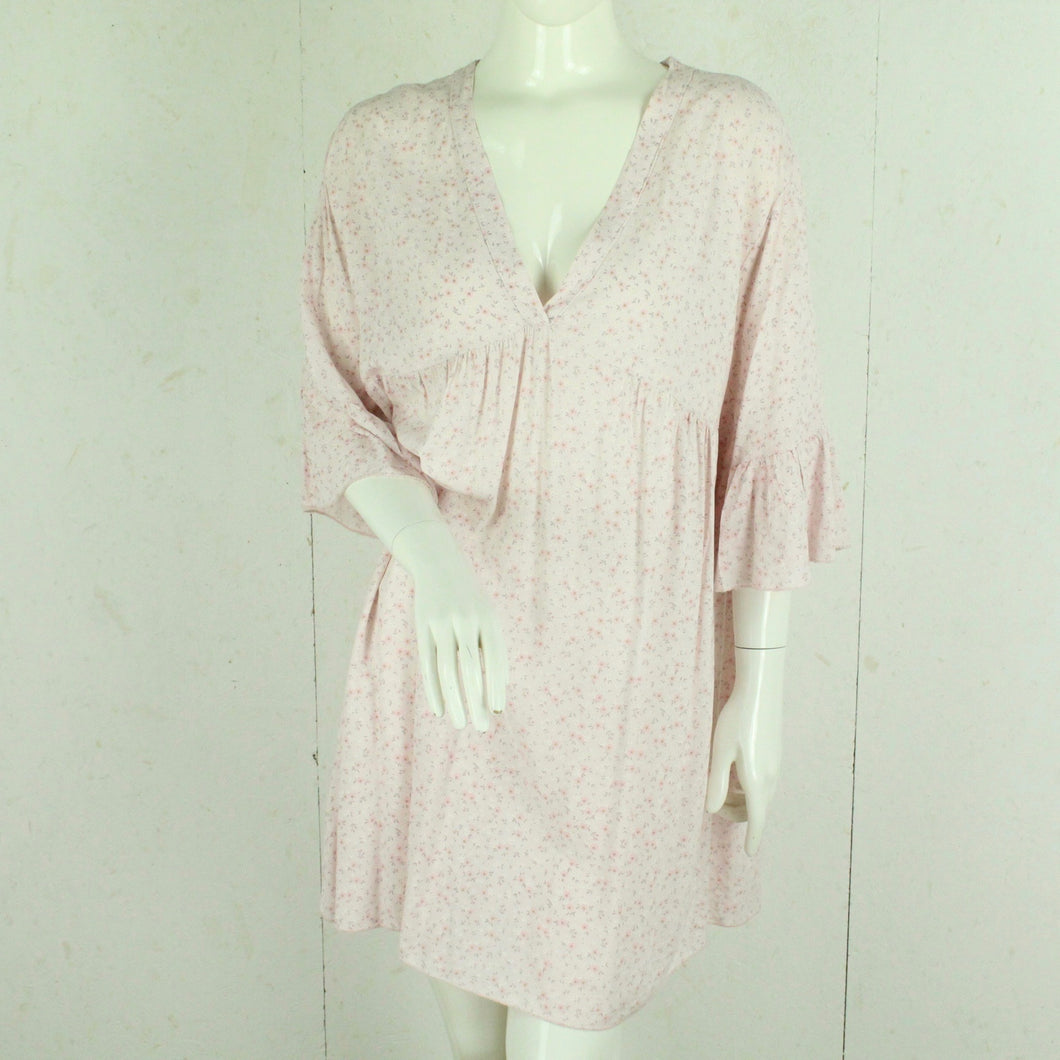 Second Hand TIPPY Kleid Gr. L/XL rosa mehrfarbig geblümt (*)