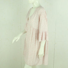Laden Sie das Bild in den Galerie-Viewer, Second Hand TIPPY Kleid Gr. L/XL rosa mehrfarbig geblümt (*)