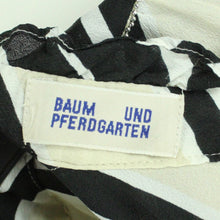 Laden Sie das Bild in den Galerie-Viewer, Second Hand BAUM UND PFERDGARTEN Kleid mit Seide Gr. S mehrfarbig gestreift (*)