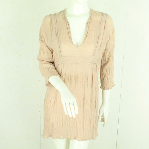 Second Hand BRUUNS BAZAAR Minikleid Gr. 40 nude uni (*)