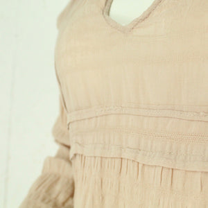 Second Hand BRUUNS BAZAAR Minikleid Gr. 40 nude uni (*)